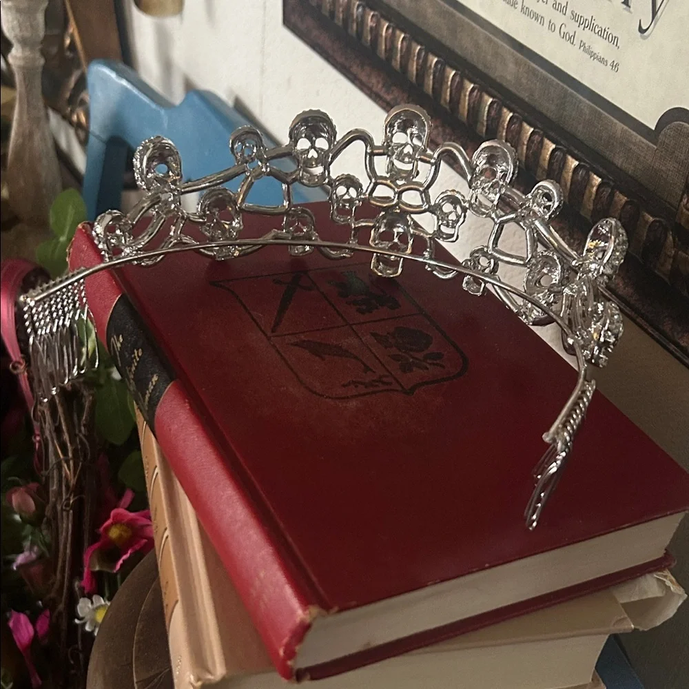 Crystal Skull Tiara Crown